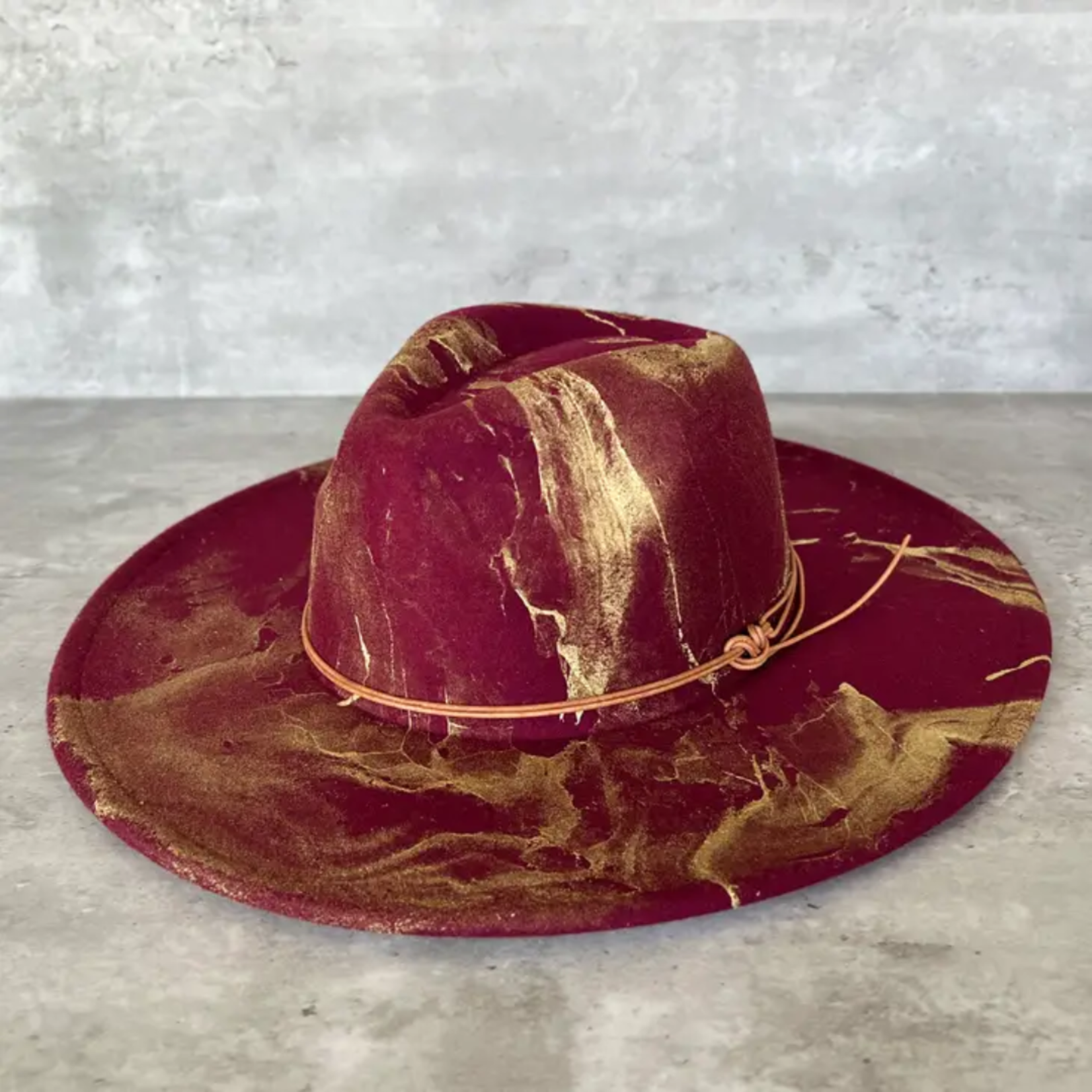 Gold Marbled Rancher Hat