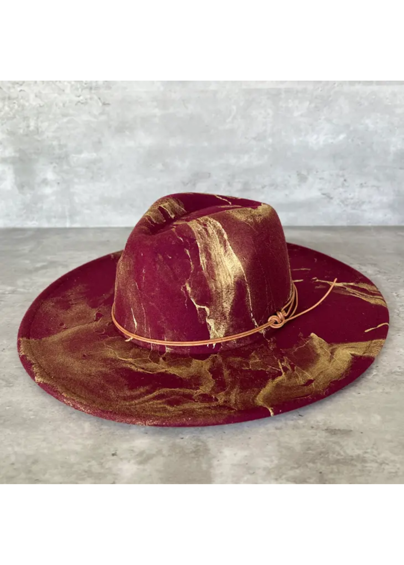 Gold Marbled Rancher Hat