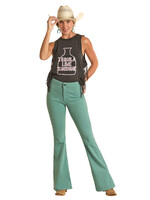 Turquoise Button Flare