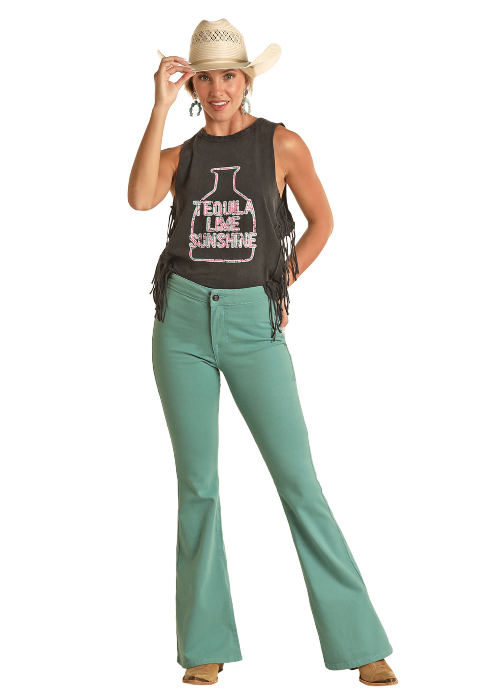 Turquoise Button Flare