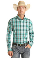 LS PLAID WOVEN BD