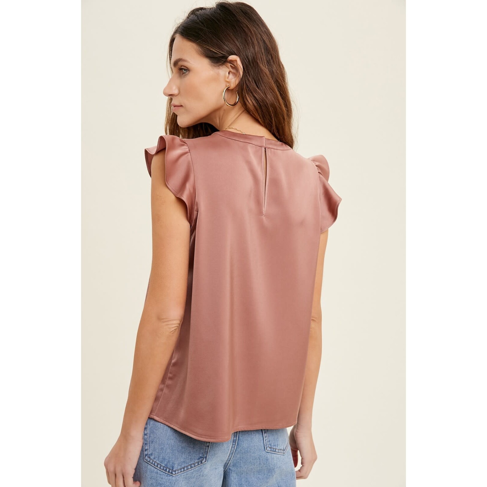 Brooklyn Ruffle Sleeve Tank Top