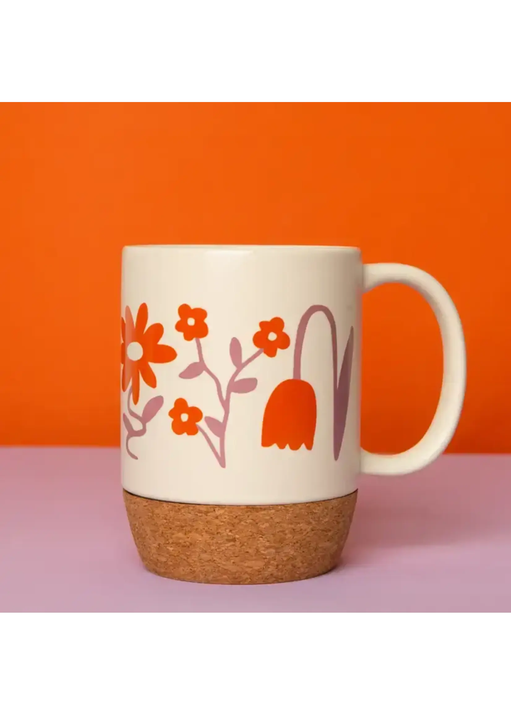 Flower Cork Mug