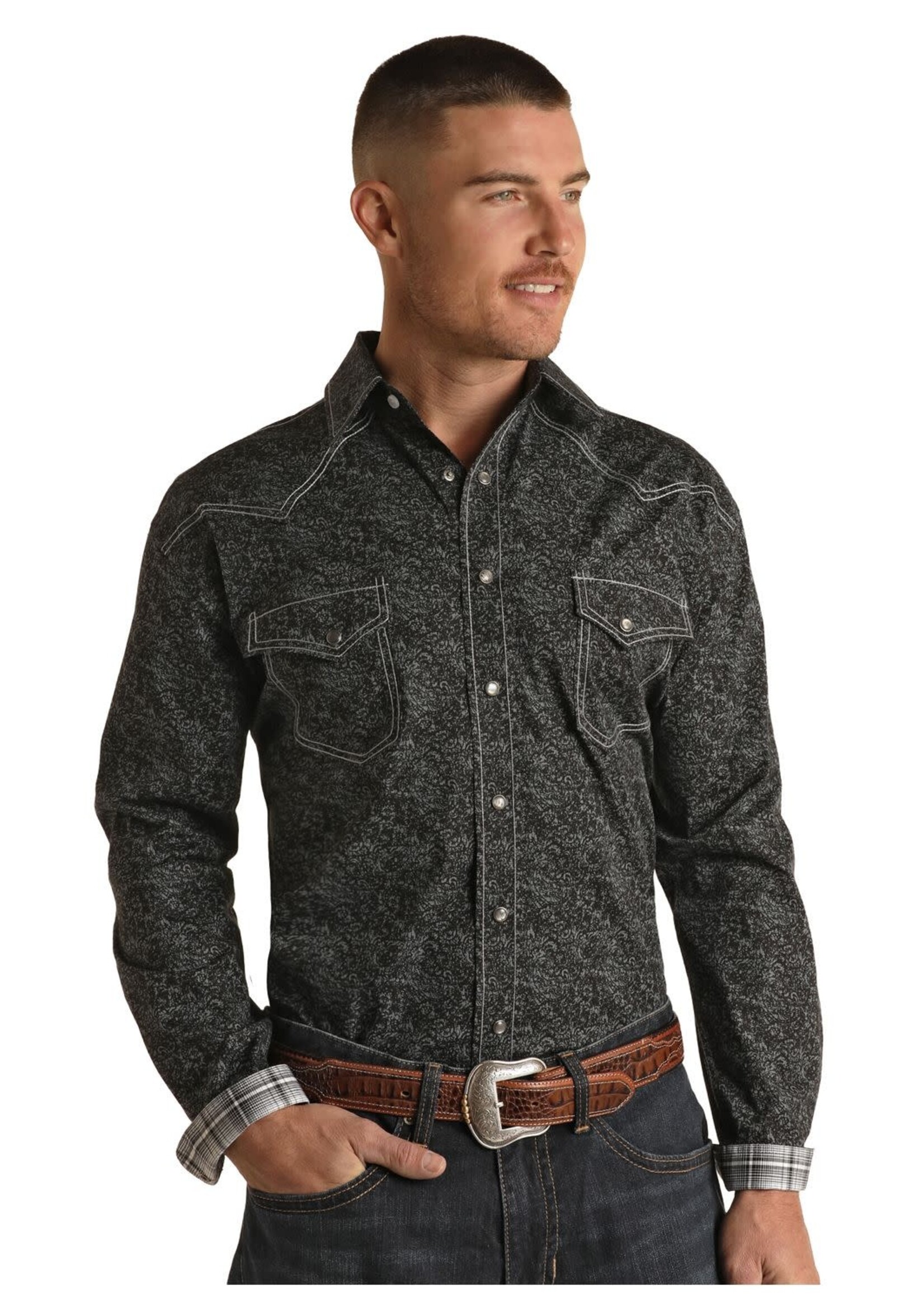 Long Sleeve Snap Shirt