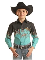 Boys Cowboy Border Shirt
