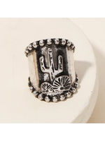 Antique Western Cactus Ring