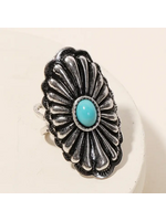 Oval Turquoise Ring