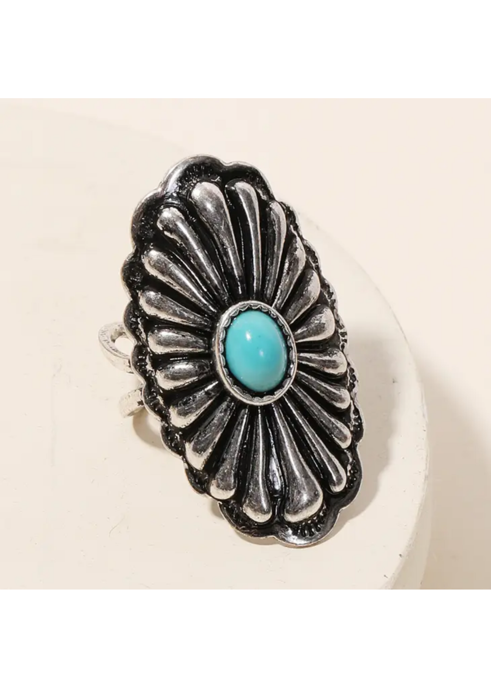 Oval Turquoise Ring