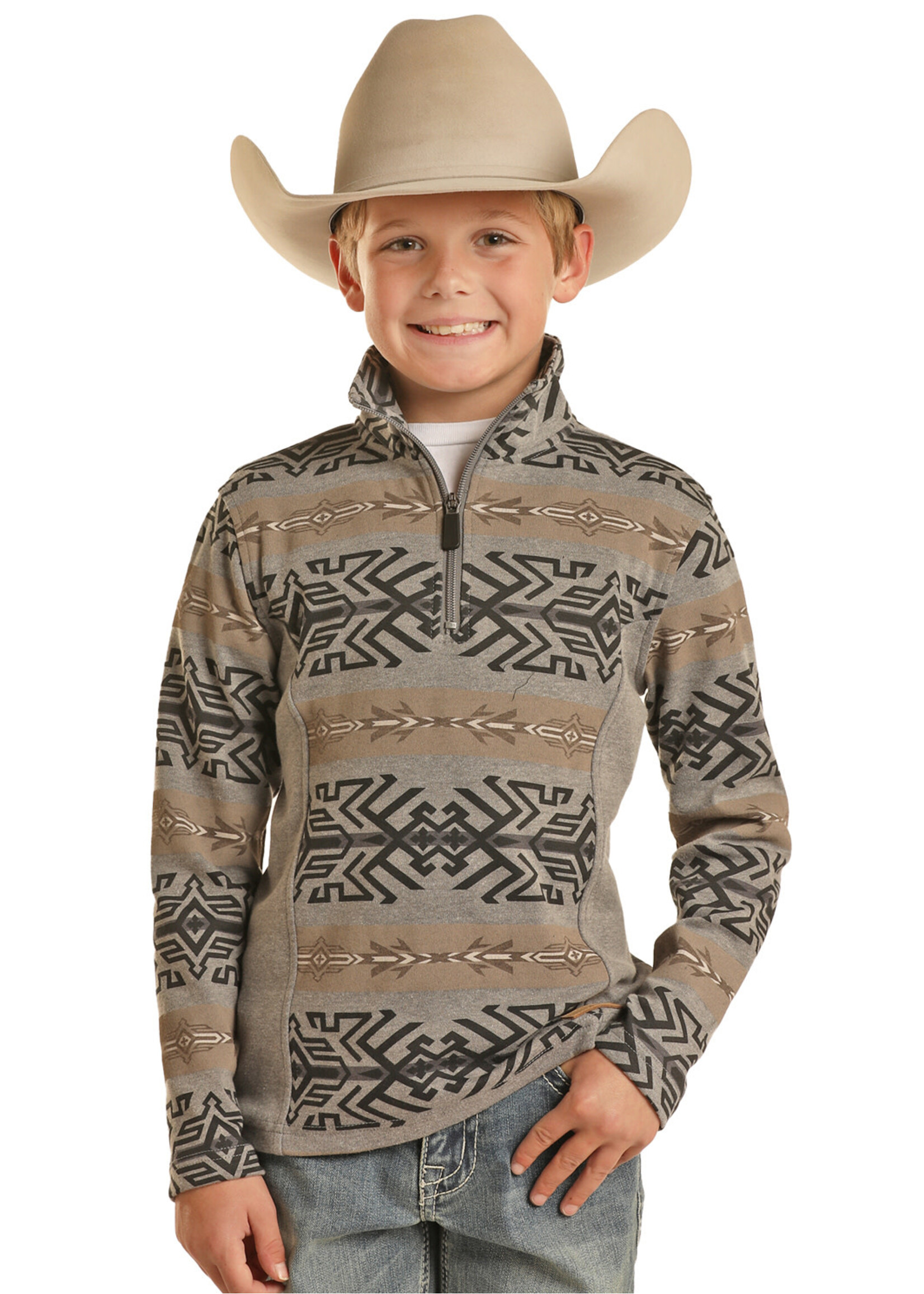 Charlie Kid's Aztec Henley