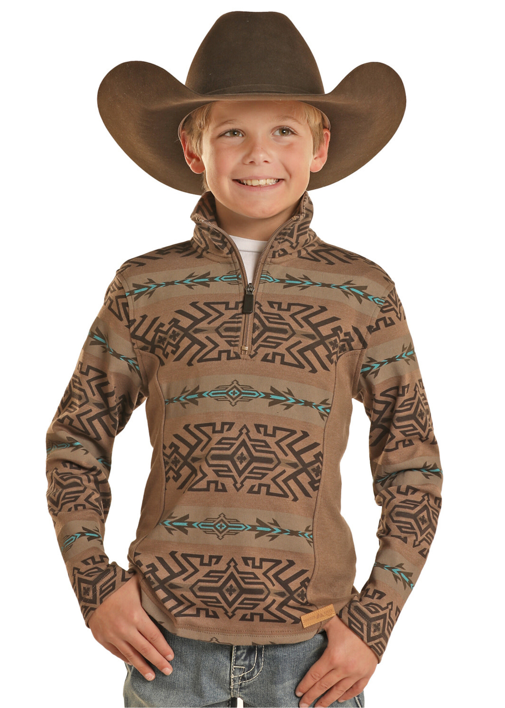 Charlie Kid's Aztec Henley