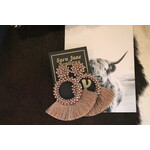 Brown Sparkle Earrings