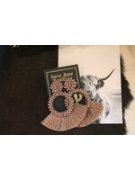 Brown Sparkle Earrings