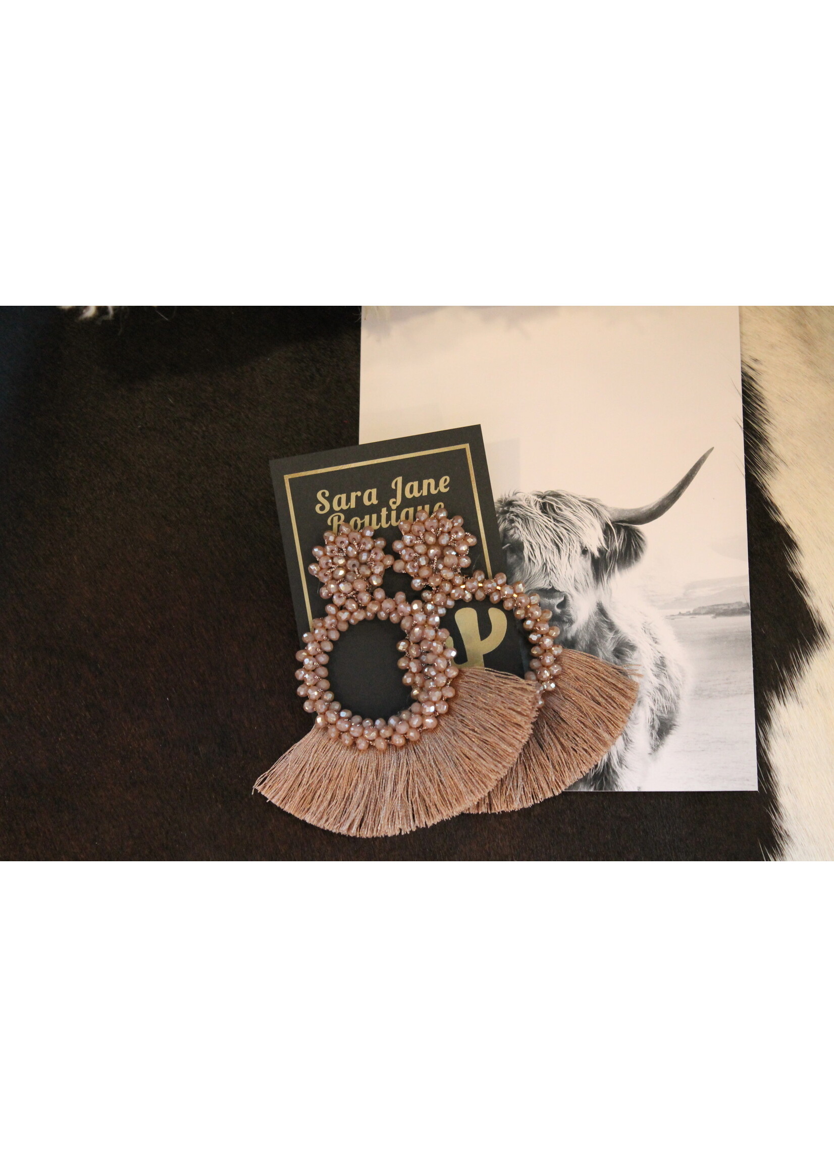 Brown Sparkle Earrings
