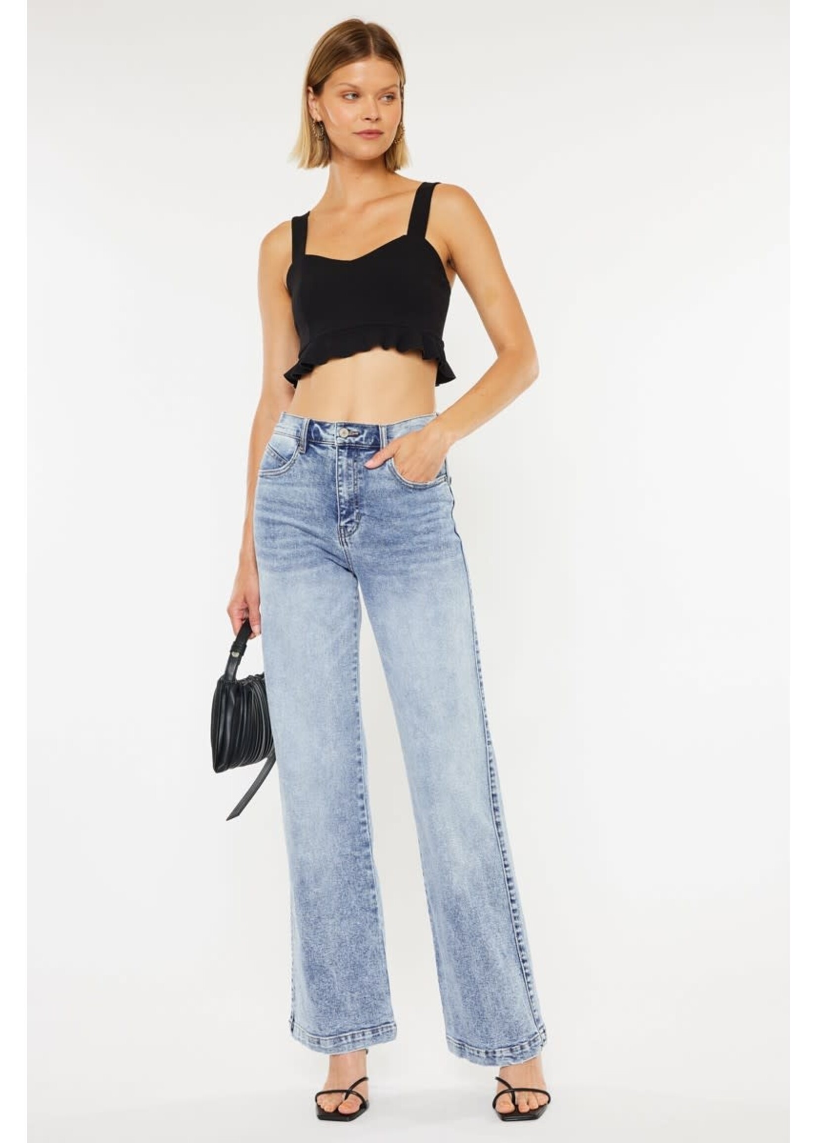 Ultra High Rise 90's Wide Leg Flare Jean