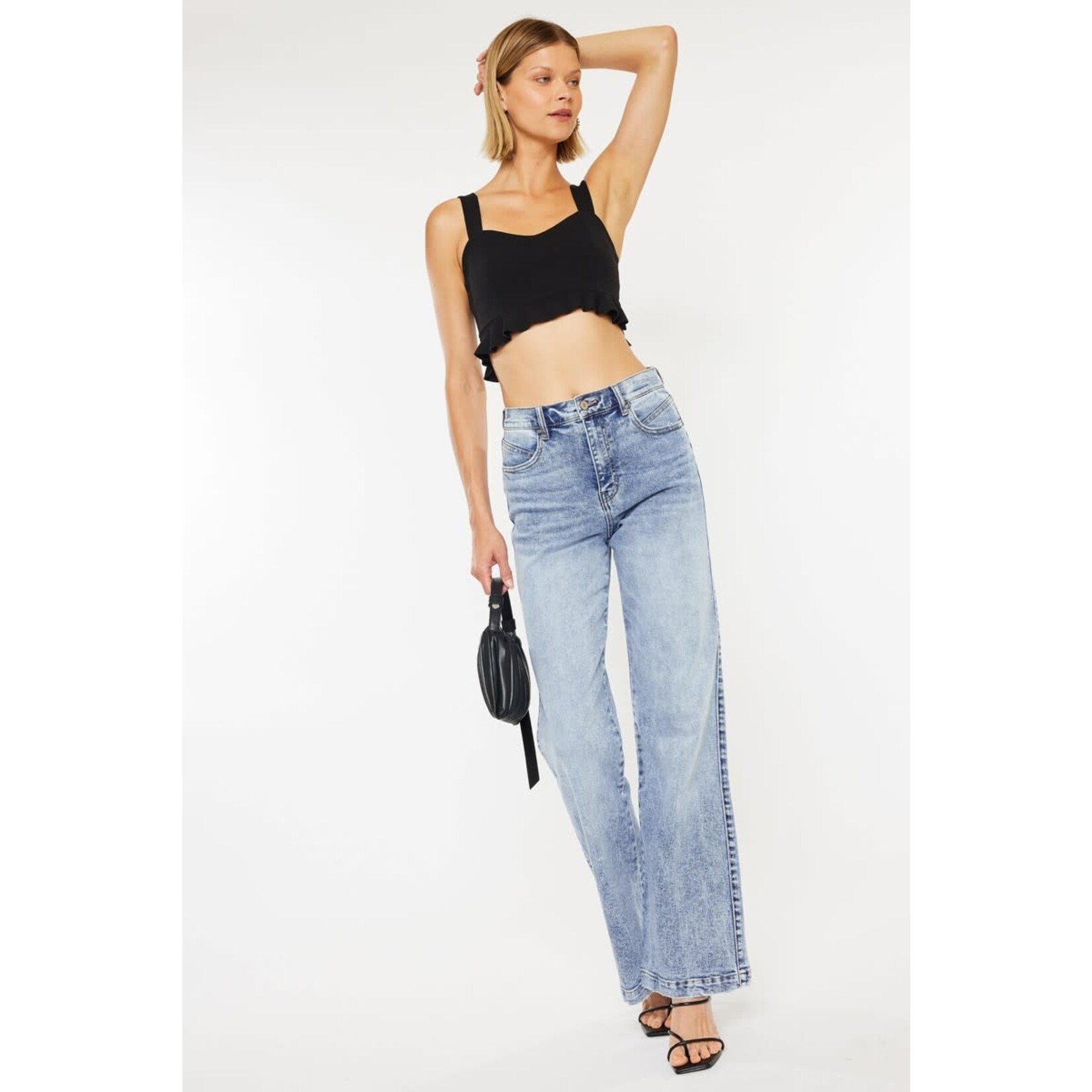 Ultra High Rise 90's Wide Leg Flare Jean