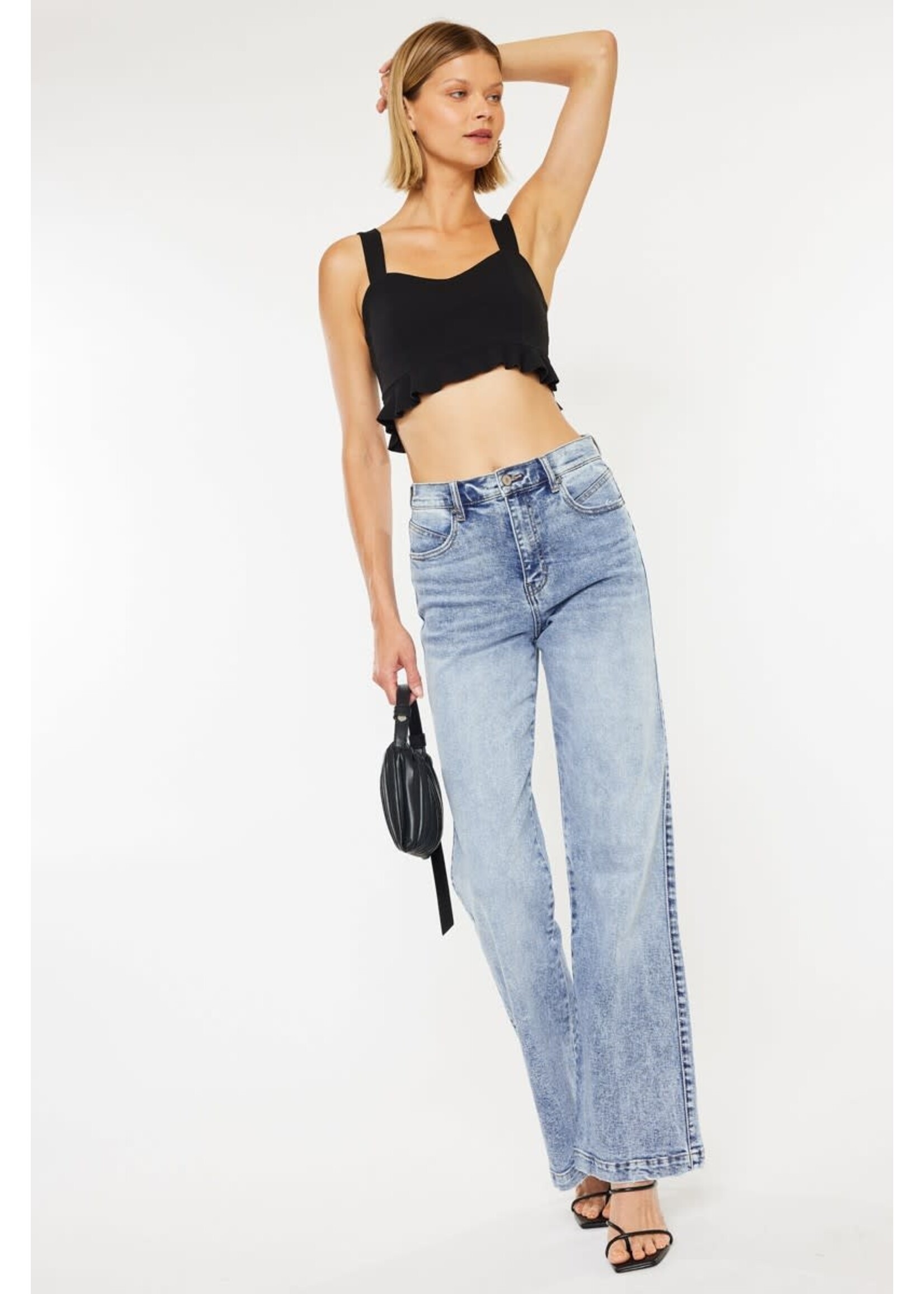 Ultra High Rise 90's Wide Leg Flare Jean