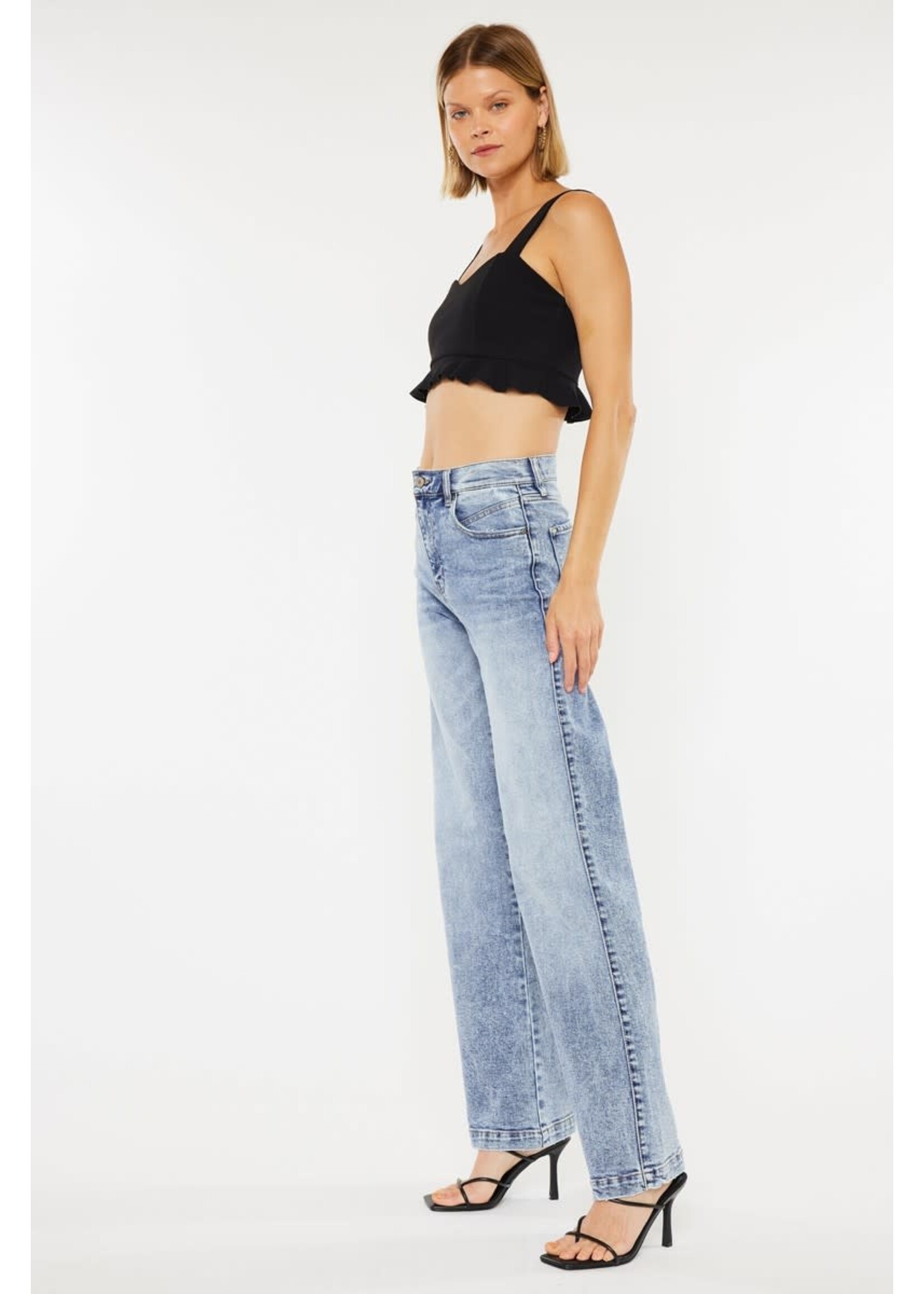 Ultra High Rise 90's Wide Leg Flare Jean