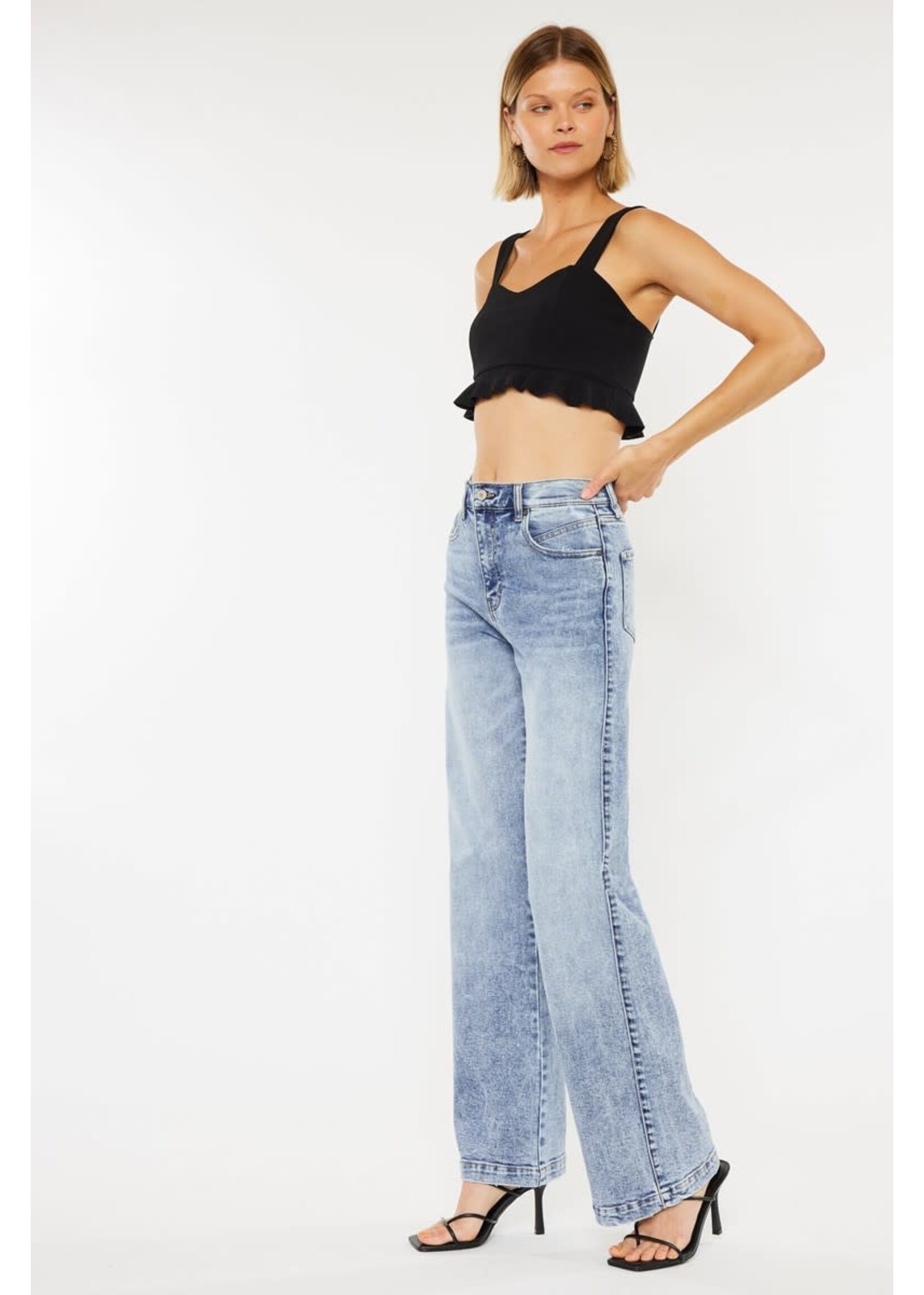 Ultra High Rise 90's Wide Leg Flare Jean