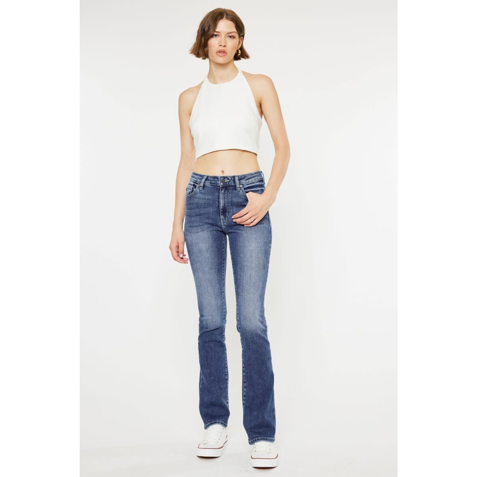 High Rise Skinny Bootcut