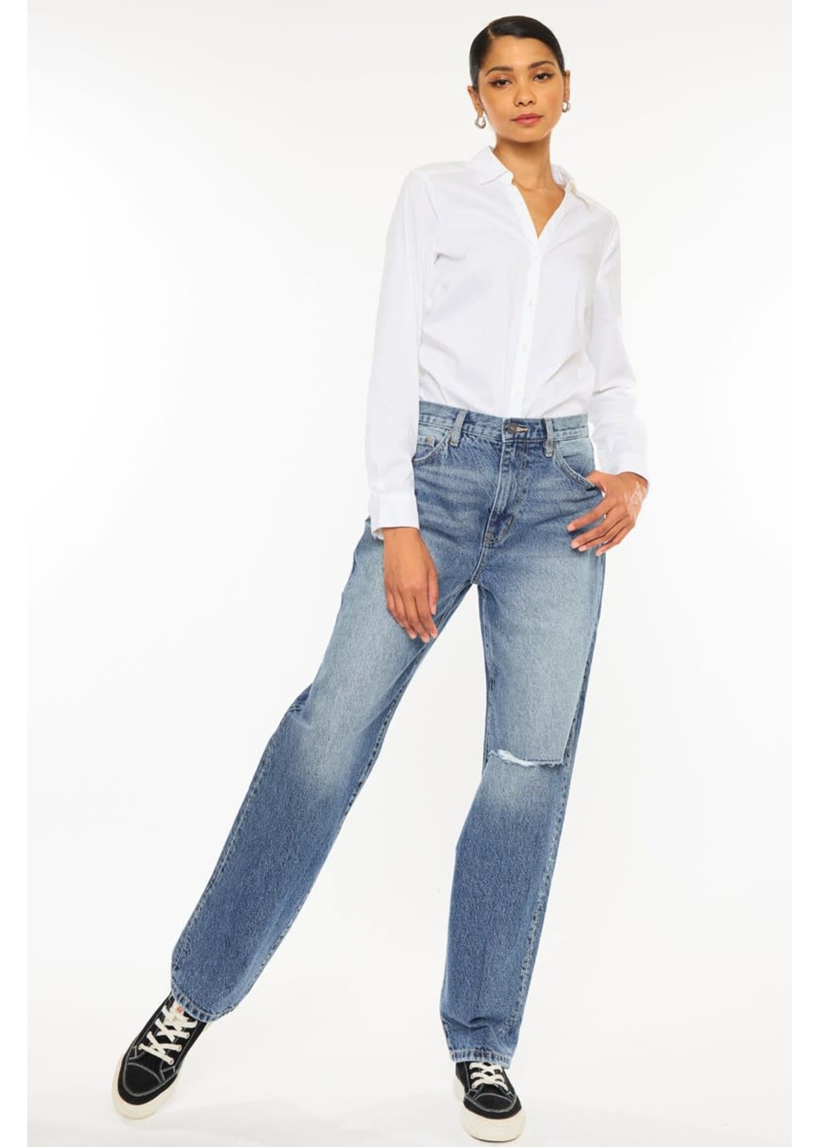 High Rise Dad Fit