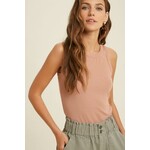 Round Crewneck tank Tops