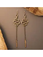 Snake earrings