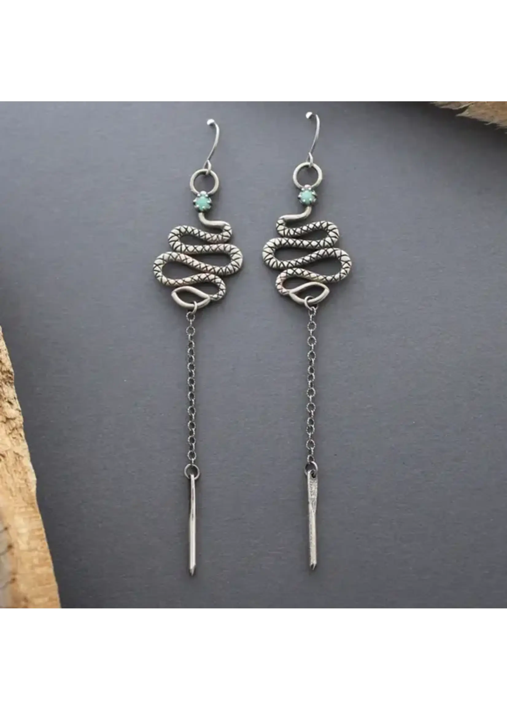 Snake earrings