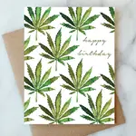 Cannabis Bday Card
