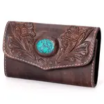 Black Turquoise Wallet