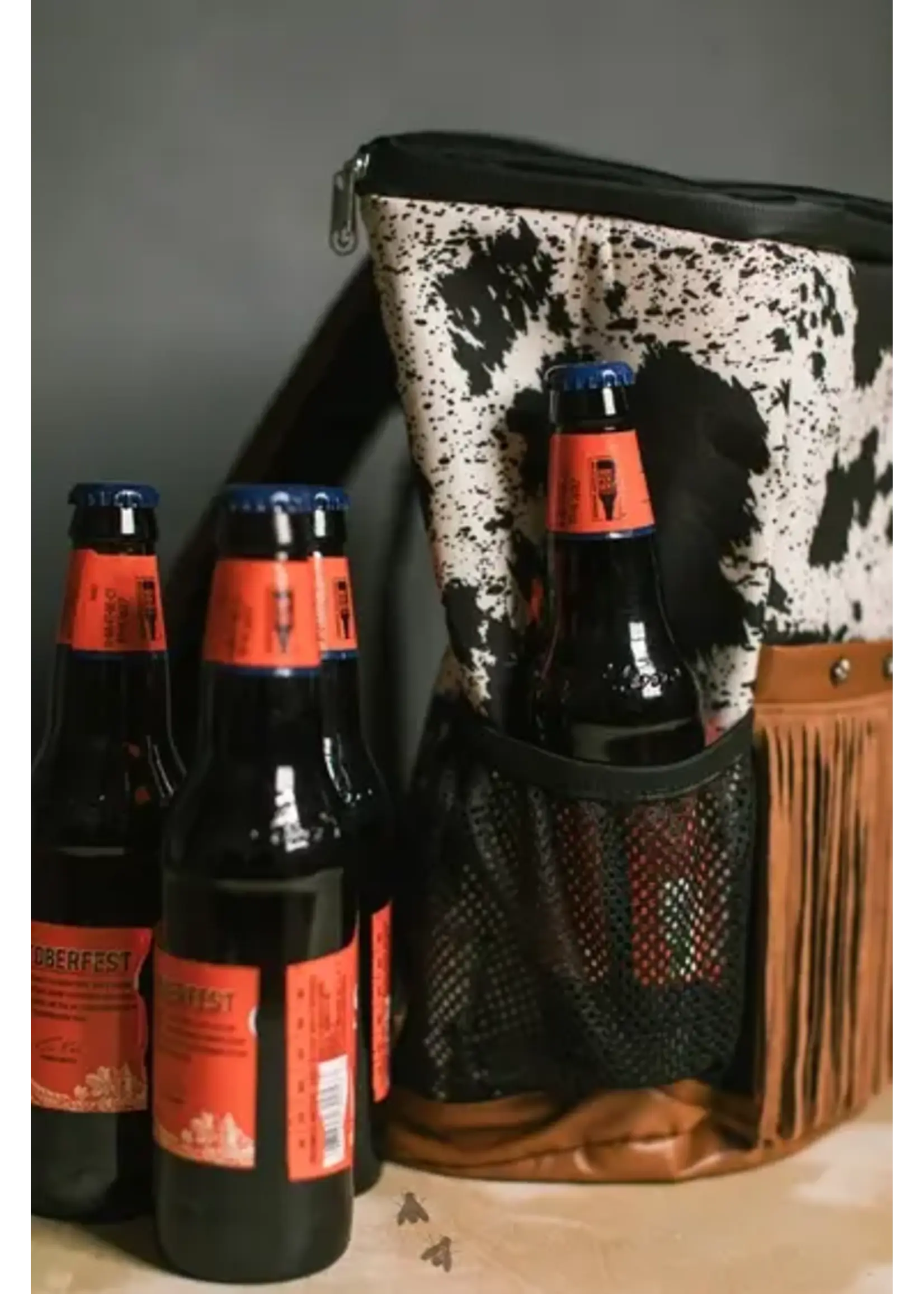 Cowhide Fringe Cooler
