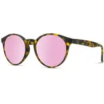 Clove-round Retro Frame Sunglasses