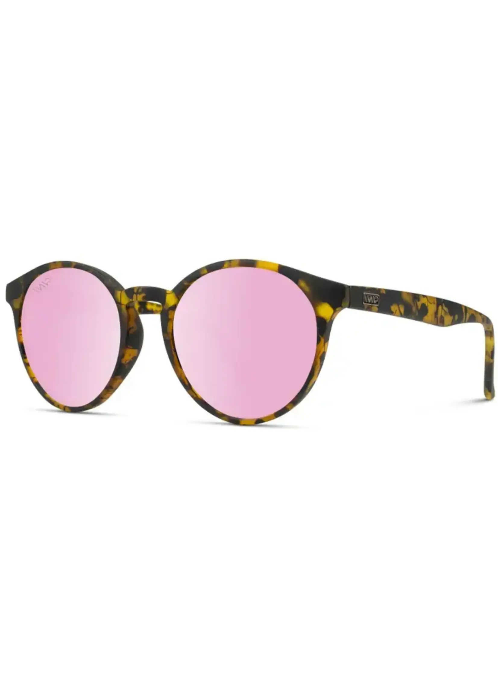 Clove-round Retro Frame Sunglasses