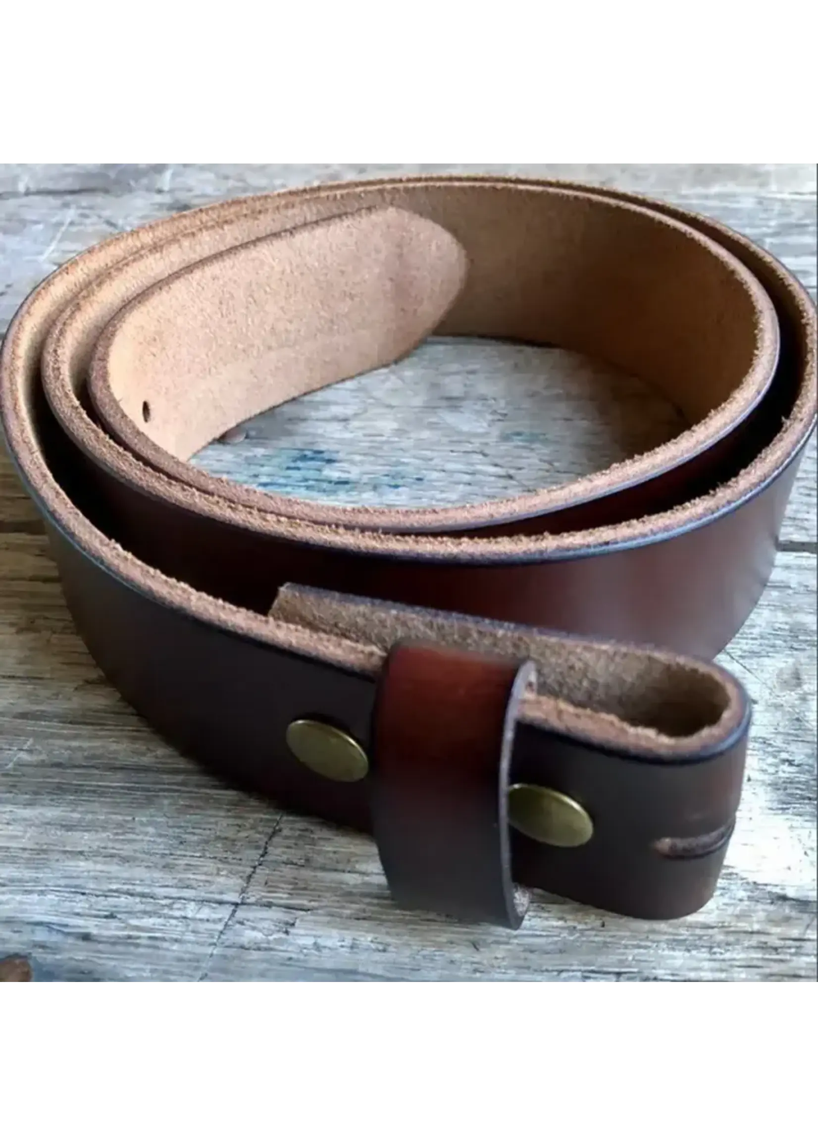 Brown Leather Belt Strap