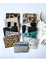 Western Cowhide Credit Card Holder
