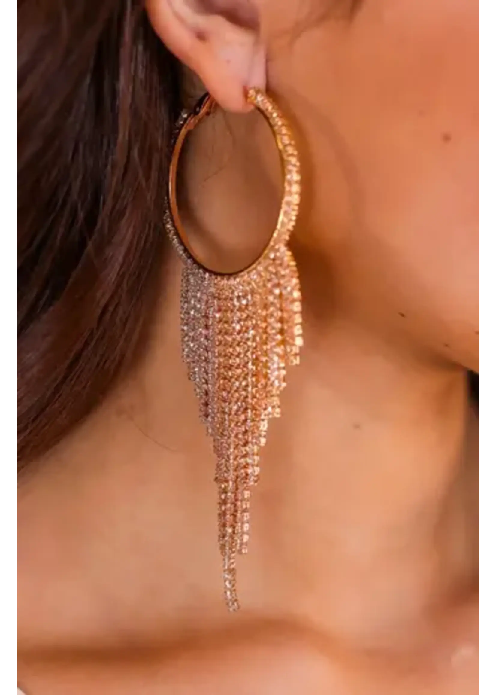 Gold Fringe Earrings