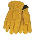 Justin Leather Gloves W/Fleece Lining