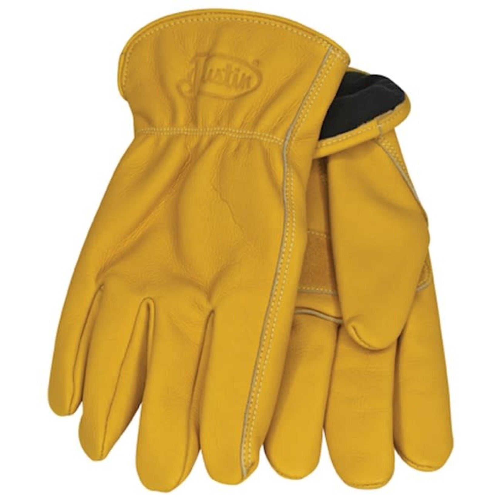 Justin Leather Gloves W/Fleece Lining