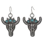 Justin Steerhead Earrings