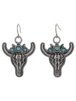 Justin Steerhead Earrings