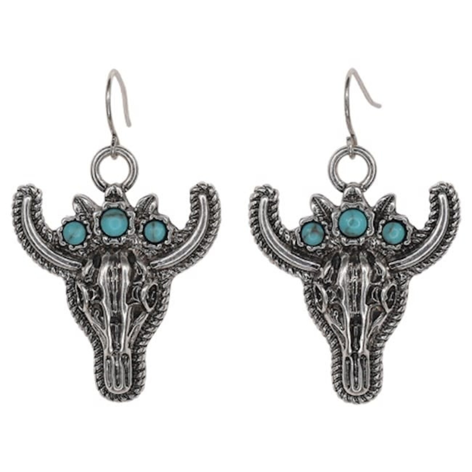 Justin Steerhead Earrings
