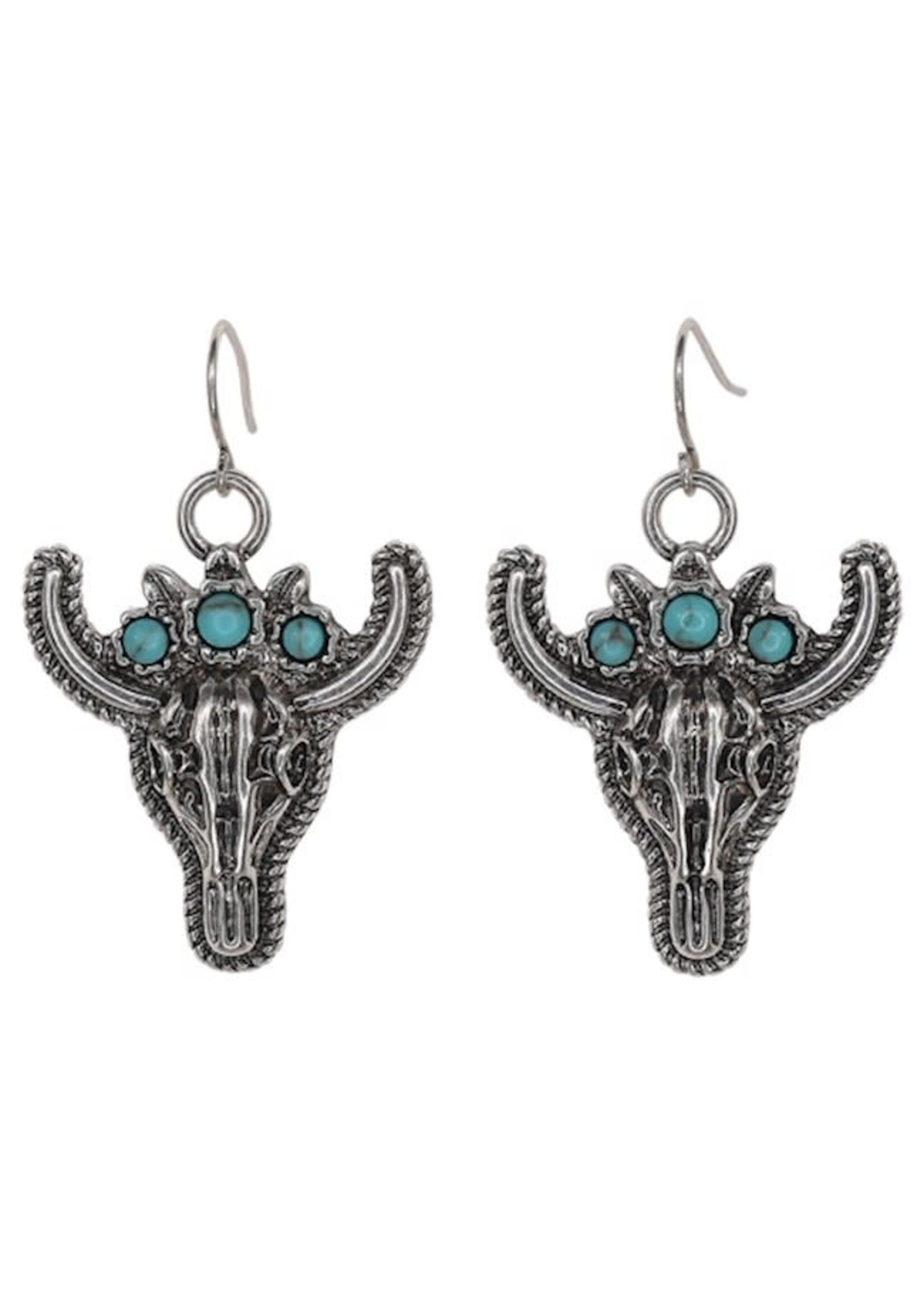 Justin Steerhead Earrings