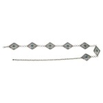 Red Dirt Hat CO Chain Belt Antique Silver W/Stone