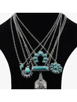 6 pc set Western Cowboy Style Necklace