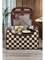 Brown Checkered