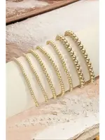 7 PC Gold Beaded