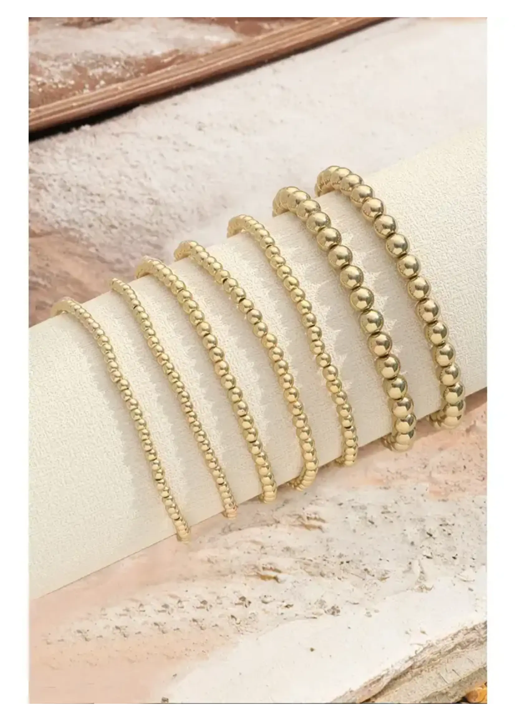 7 PC Gold Beaded