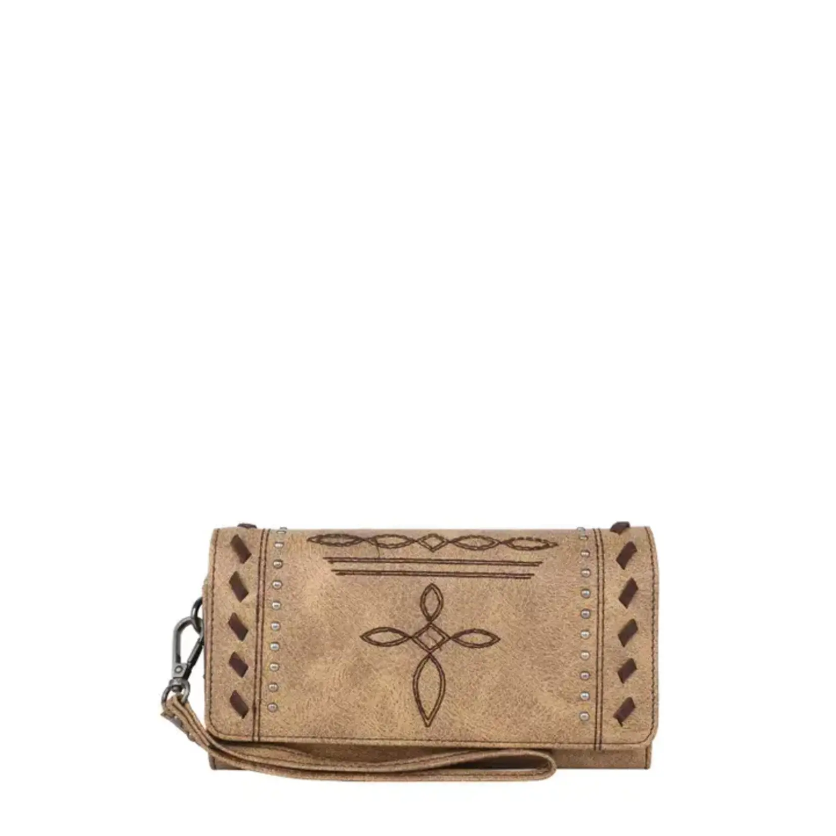 Embroidered Stitch Wallet