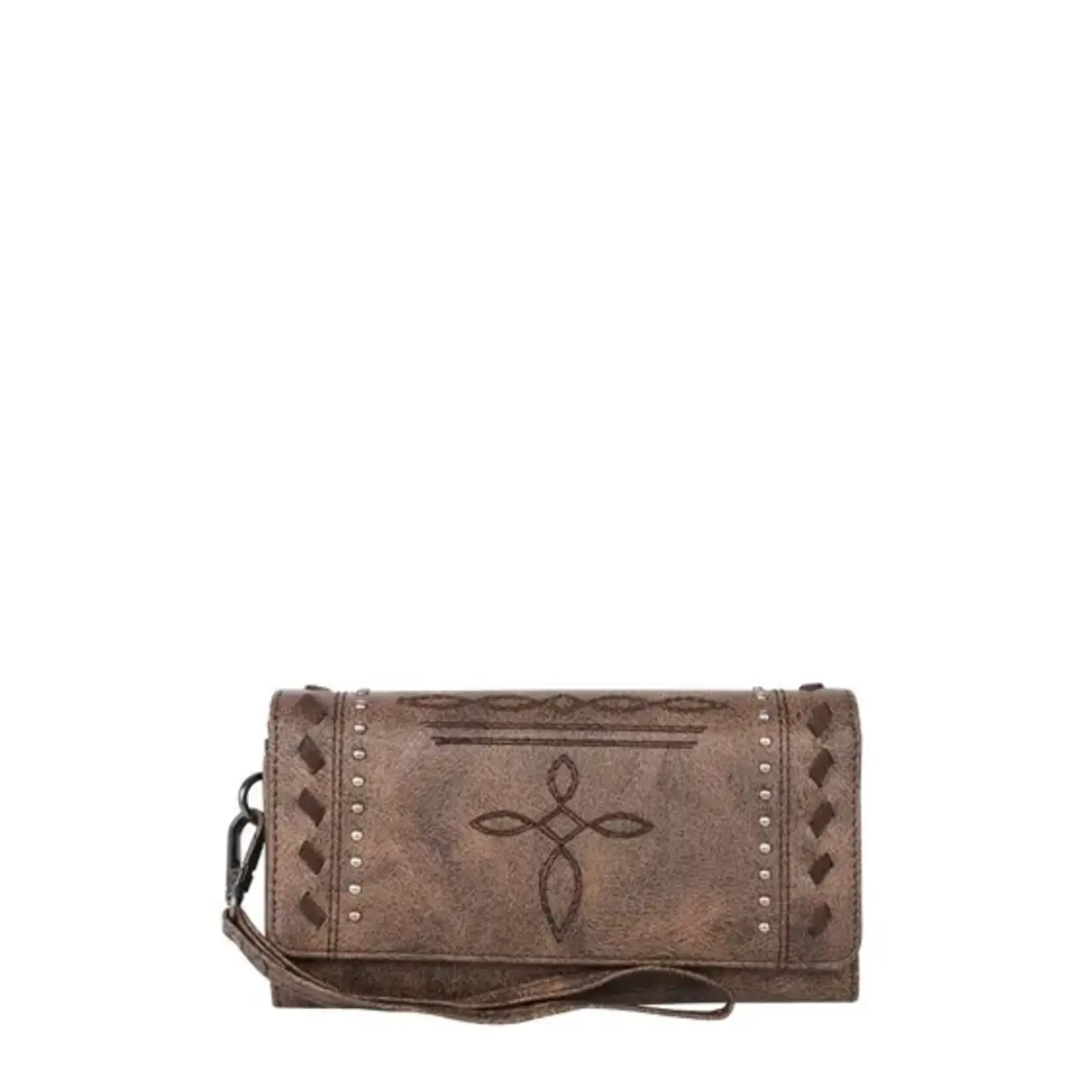 Embroidered Stitch Wallet