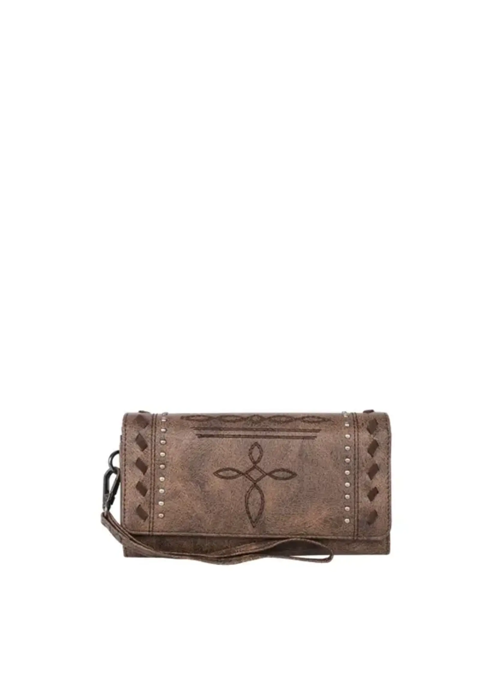 Embroidered Stitch Wallet