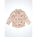 Wrangler Ruffle Yoke Print Western Shirt
